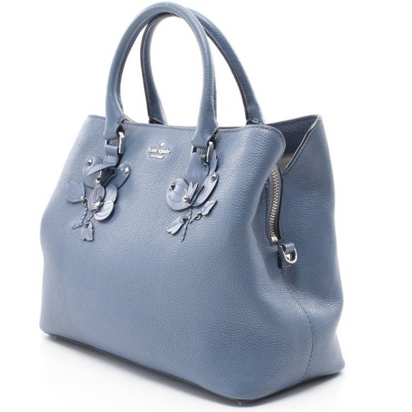 Kate Spade Slate Blue Crossbody Bag with Floral Accents - Picture 2 of 11